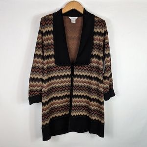 Misook | Chevron cardigan 1X NWT